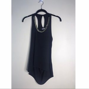 Charlotte Russe chain neck tank